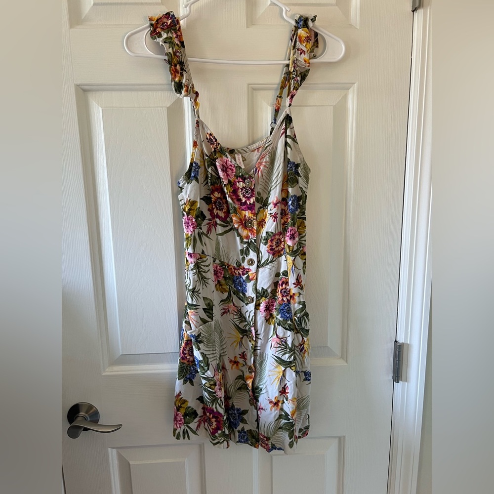 White floral sundress
